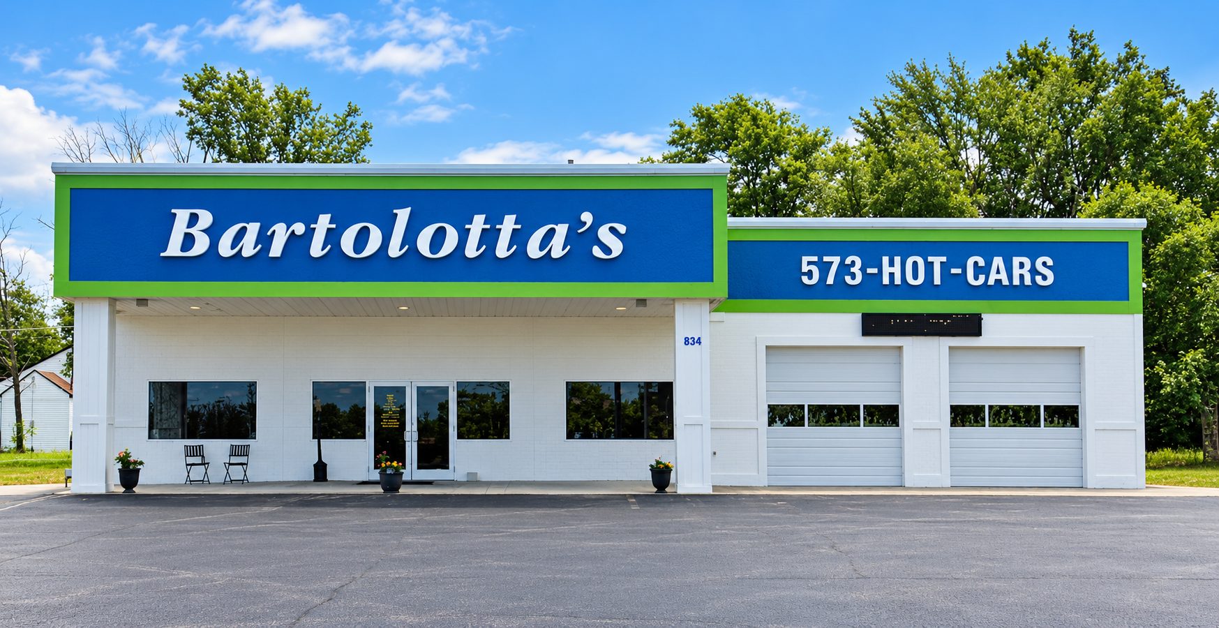 Bartolotta's storefront on South Service Road West in Sullivan